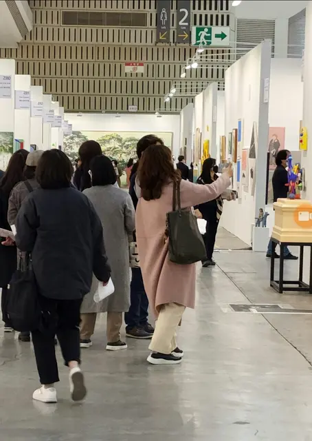 인천아시아아트쇼 부스 개인전 — 일탄 시리즈 작품
