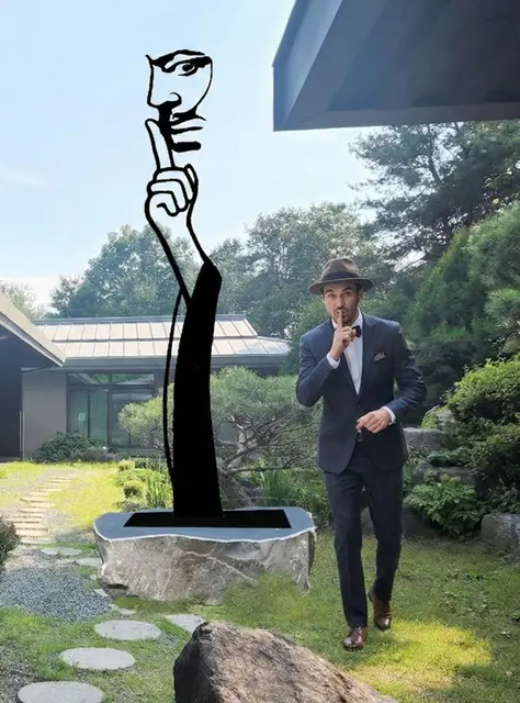 언행일치 — 설치미술 작품