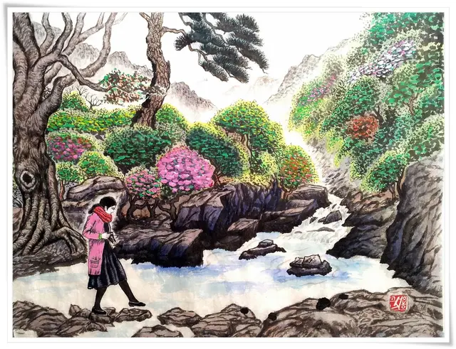 무제 2012 01 30 16.51 — 한국화 작품