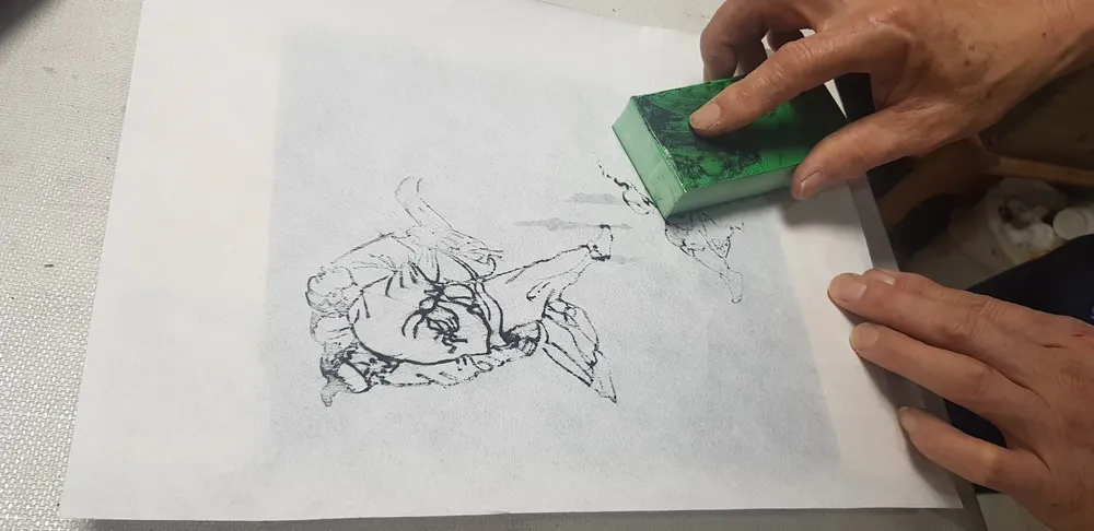 김홍도그림 — 디테일 3 (4 / 5)